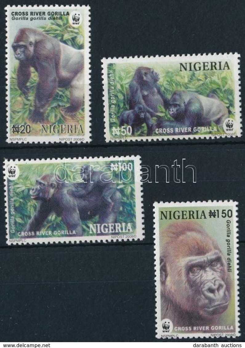 ** 2008 WWF: Gorilla Sor Mi 808-811 - Altri & Non Classificati