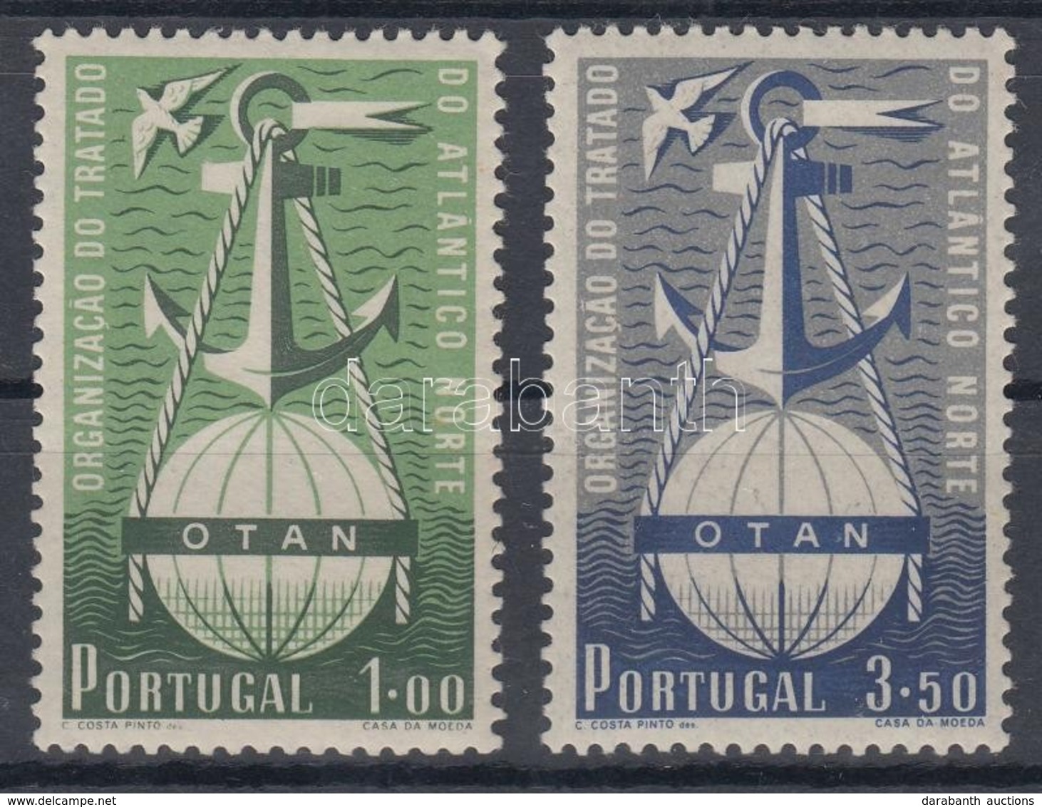 ** 1952 3 éves A NATO Sor Mi 778-779 - Altri & Non Classificati