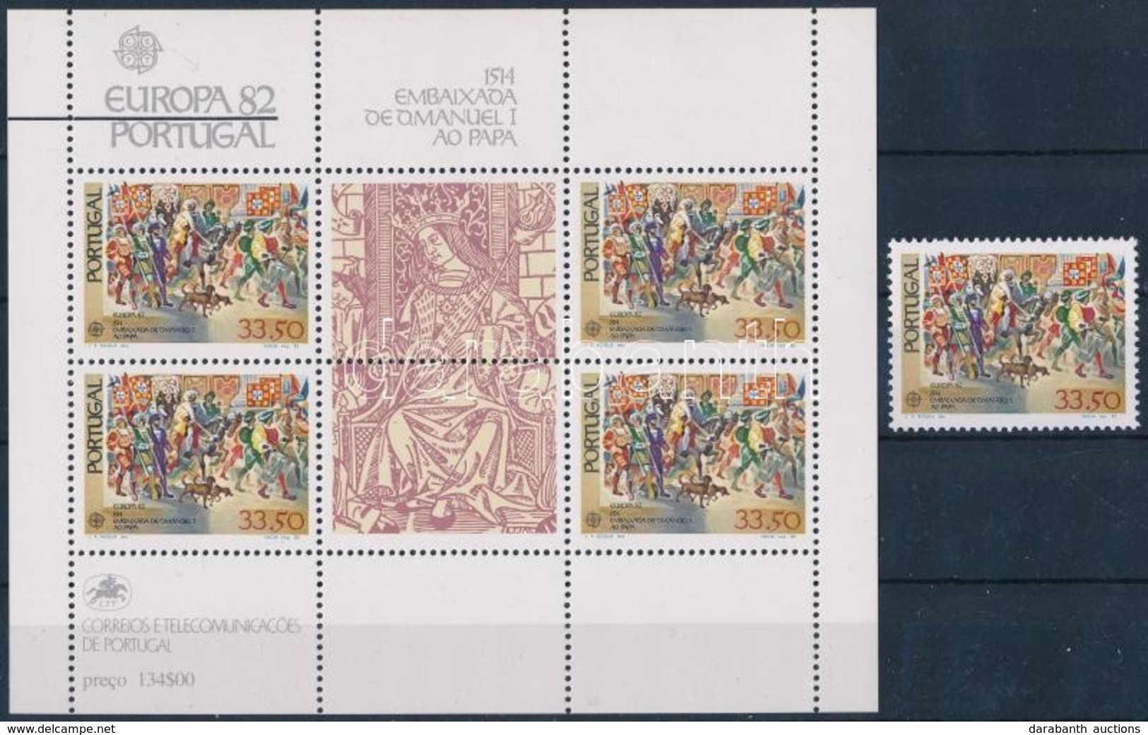 ** 1981-1985 Europa CEPT MI 77, 84 + BLOKK 2, 3, 4, 6 - Altri & Non Classificati