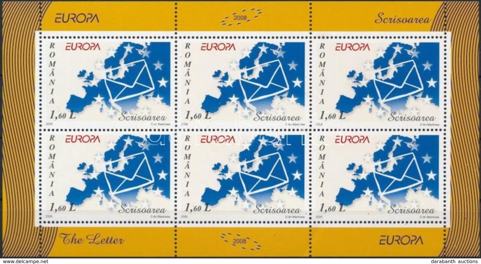 ** 2008 Europa CEPT, A Levél Kisív Mi 6294 - Sonstige & Ohne Zuordnung