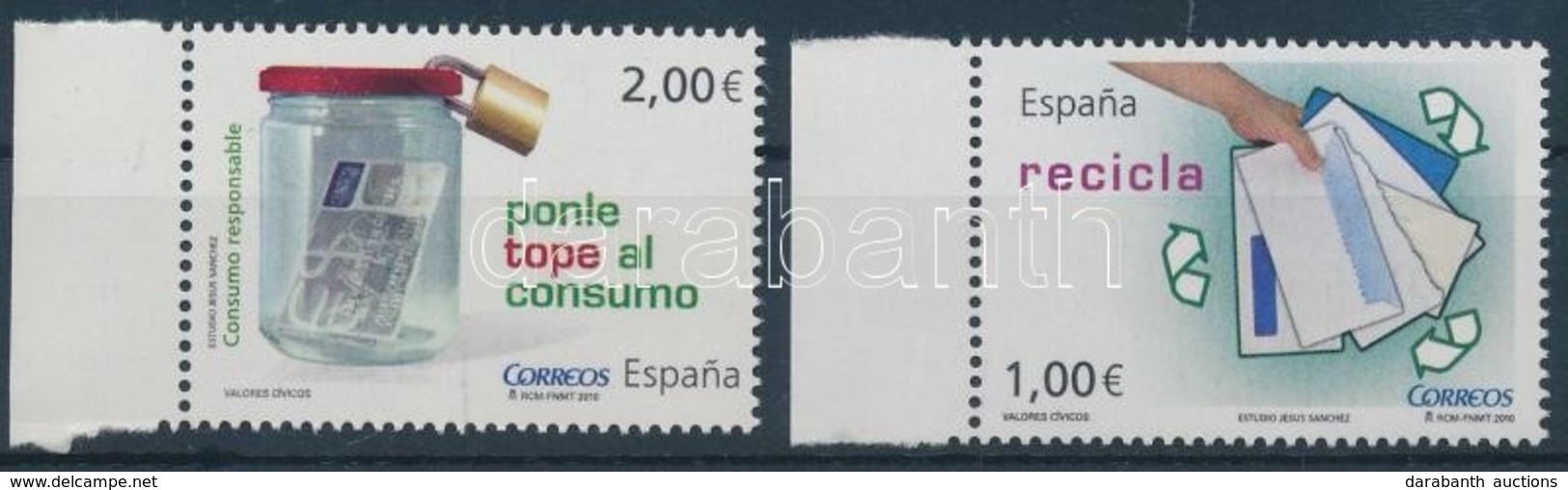 ** 2010 Várospolgári értékek (IV.) Sor Mi 4481-4482 - Altri & Non Classificati