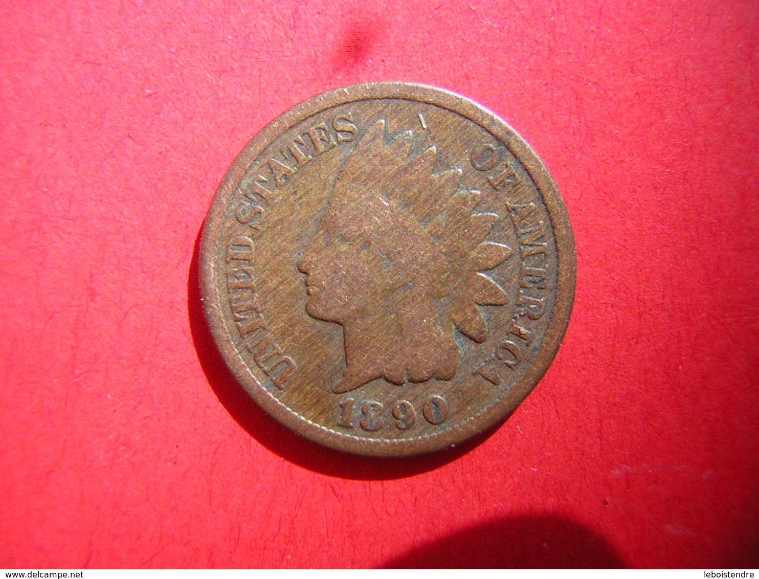 USA ETATS UNIS UNE PETITE PIECE ONE CENT 1890 UNITED STATES OF AMERICA - 1859-1909: Indian Head