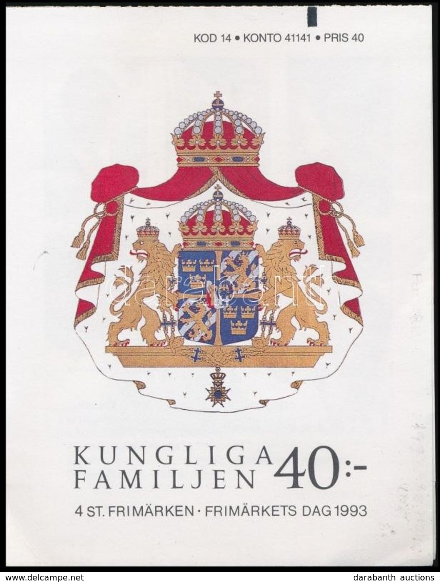 ** 1993 Királyi Család Bélyegfüzet Mi 1793-1796 - Otros & Sin Clasificación