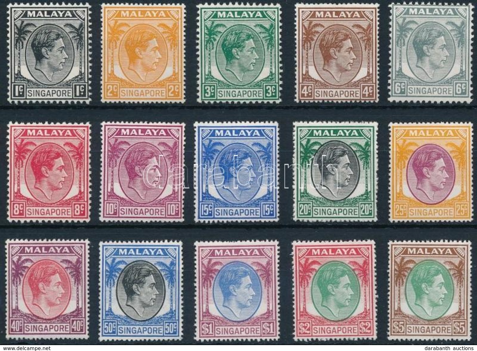 ** 1948/1952 Forgalmi 15 érték Mi 1, 3, 6, 8 A + 2, 4, 9, 11-12, 14, 16-20 C - Sonstige & Ohne Zuordnung