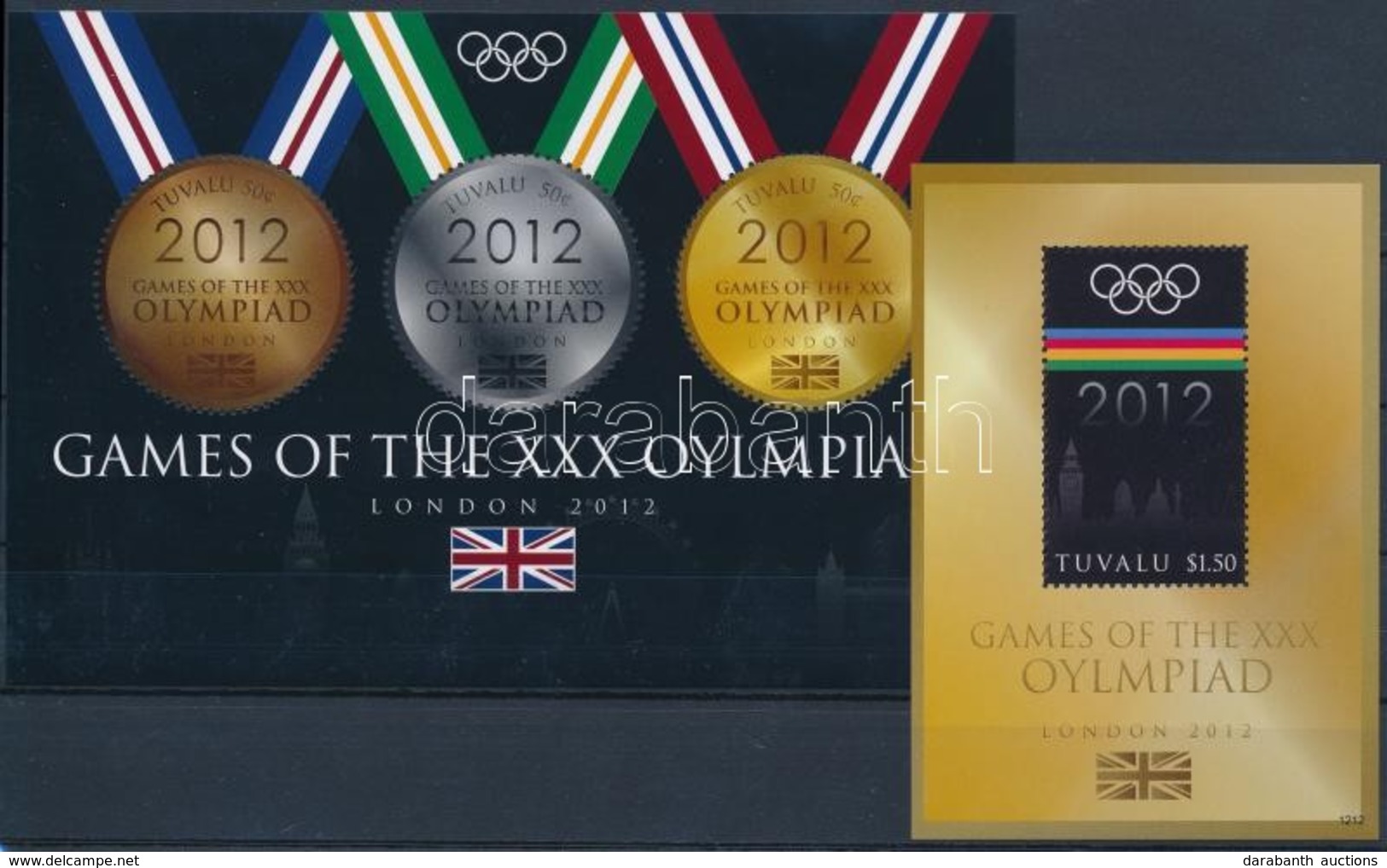 ** 2012 Nyári Olimpia, London Kisív Mi 1830-1832 + Blokk Mi 187 - Sonstige & Ohne Zuordnung