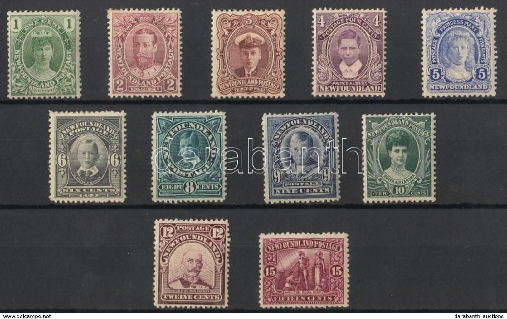 * 1911 Forgalmi Bélyeg Sor/ Definitive Stamp Set Mi 85-95 - Otros & Sin Clasificación