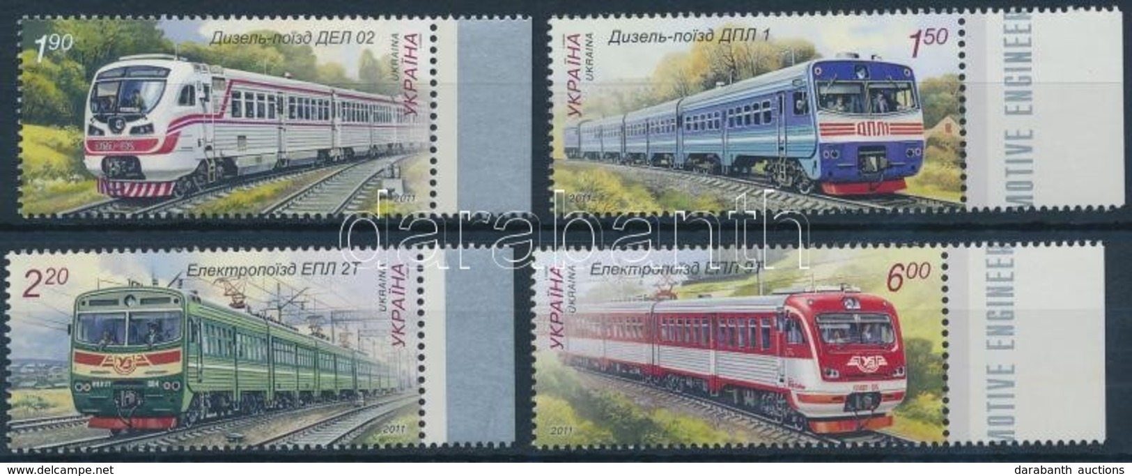 ** 2011 Mozdony ívszéli Sor   Mi   1156-1159 - Altri & Non Classificati