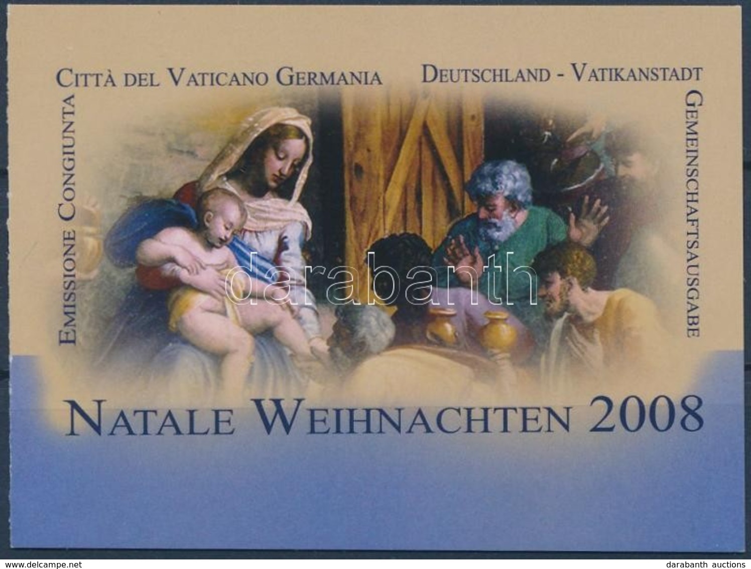 ** 2008 Karácsony, Festmények öntapadós Bélyegfüzet MH 0-16 (Mi 1628) - Sonstige & Ohne Zuordnung