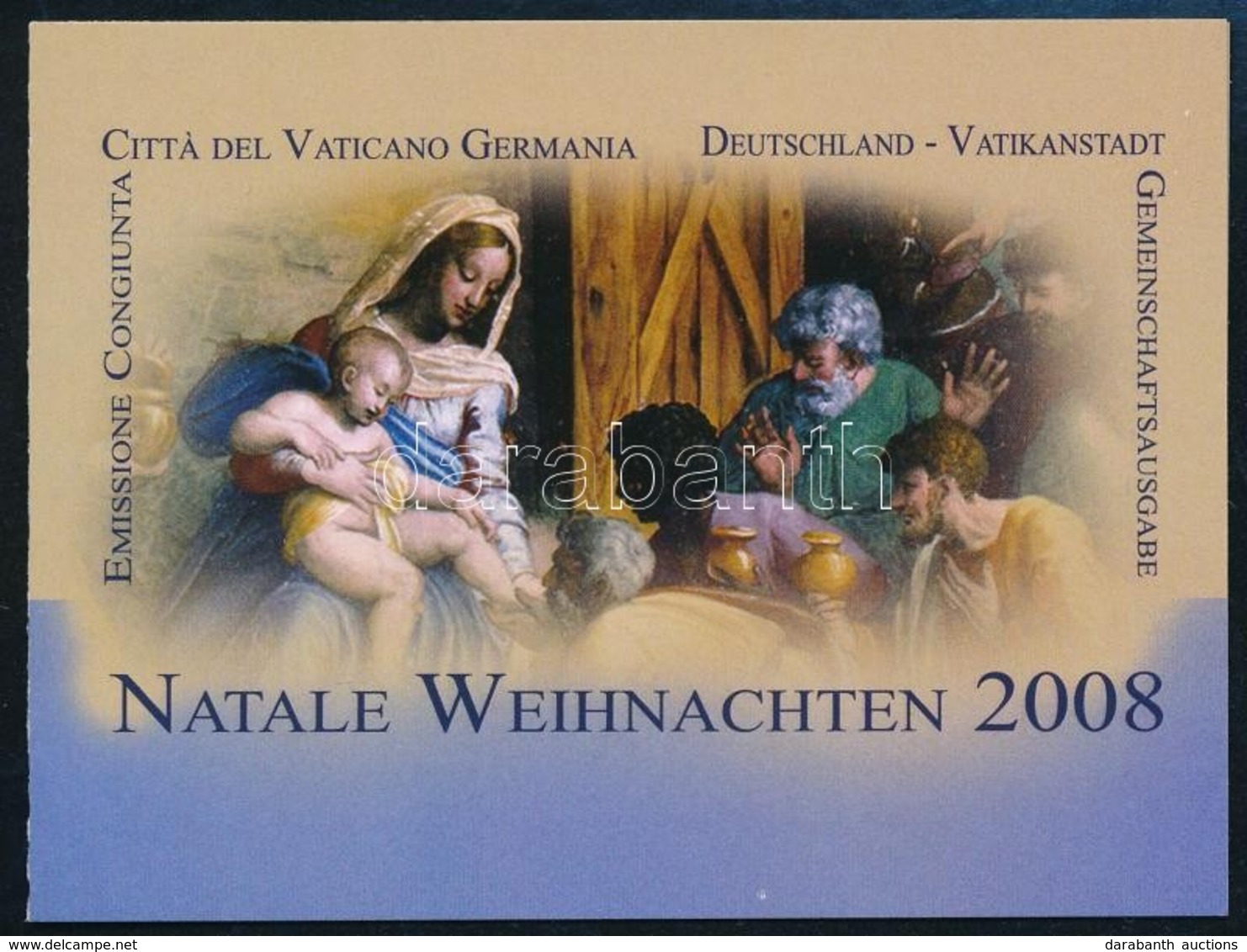 ** 2008 Karácsony, Festmények öntapadós Bélyegfüzet MH 0-16 (Mi 1628) - Sonstige & Ohne Zuordnung