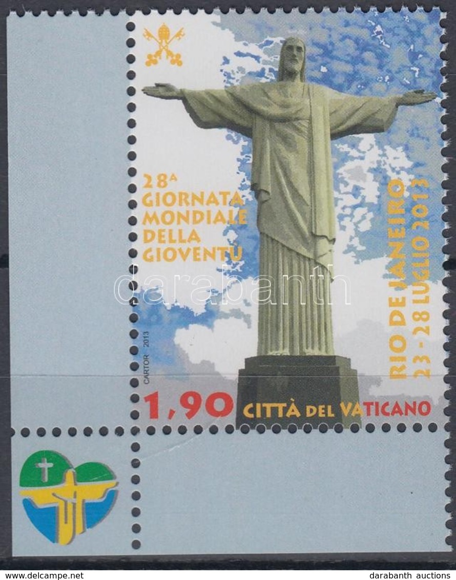 ** 2013 Ifjúsági Világnap Rio De Janeiro ívsarki  Bélyeg Mi 1771 - Otros & Sin Clasificación