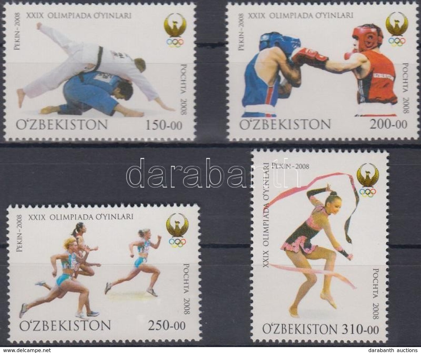 ** 2008 Nyári Olimpia, Peking Sor Mi 784-787 - Sonstige & Ohne Zuordnung