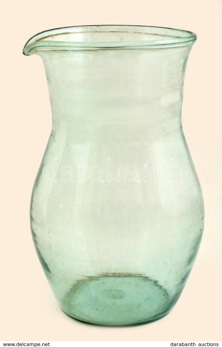 Cca 1900 Huta Kiöntő, Hibátlan,  M:21 Cm, Kb 3 L - Glas & Kristall