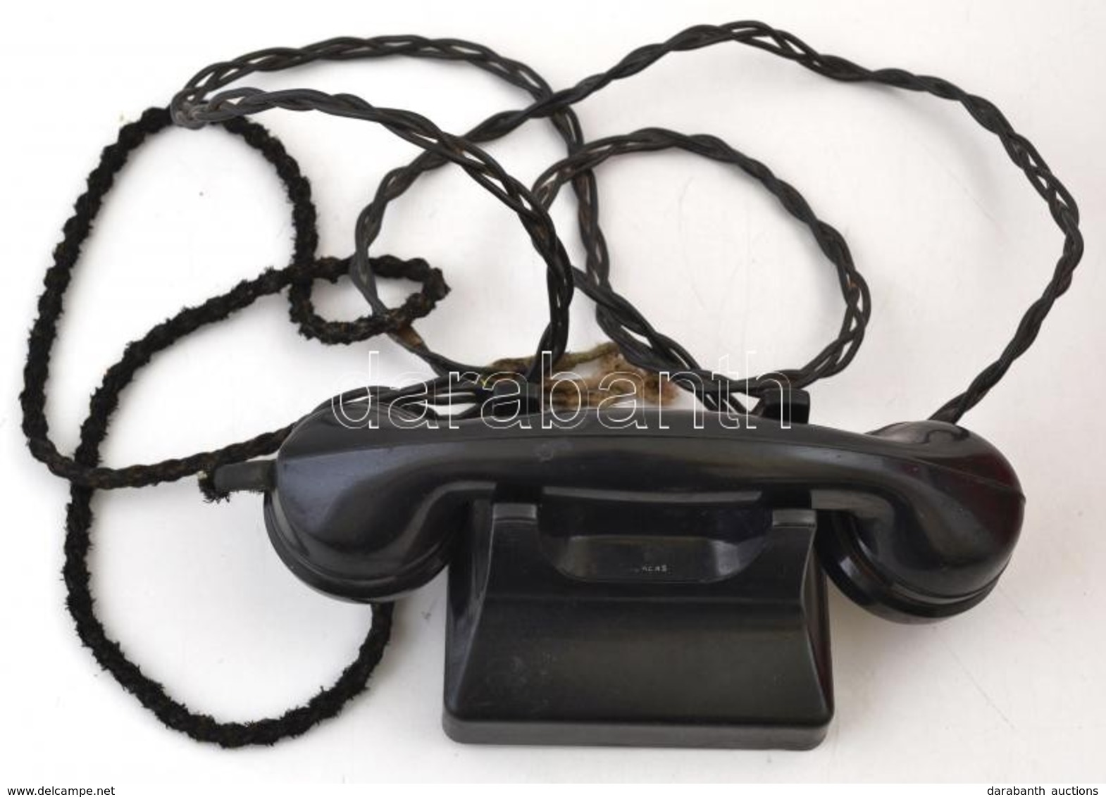 Retró Bakelit Telefon, Zsinórral, 24×10×11 Cm - Sonstige & Ohne Zuordnung
