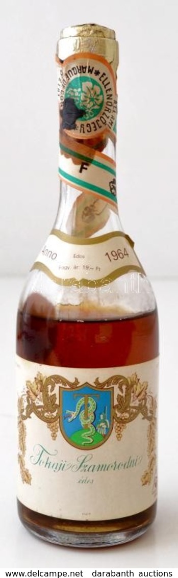 1964 Tokaji Szamorodni, édes Fehérbor, 0,25 L - Sonstige & Ohne Zuordnung