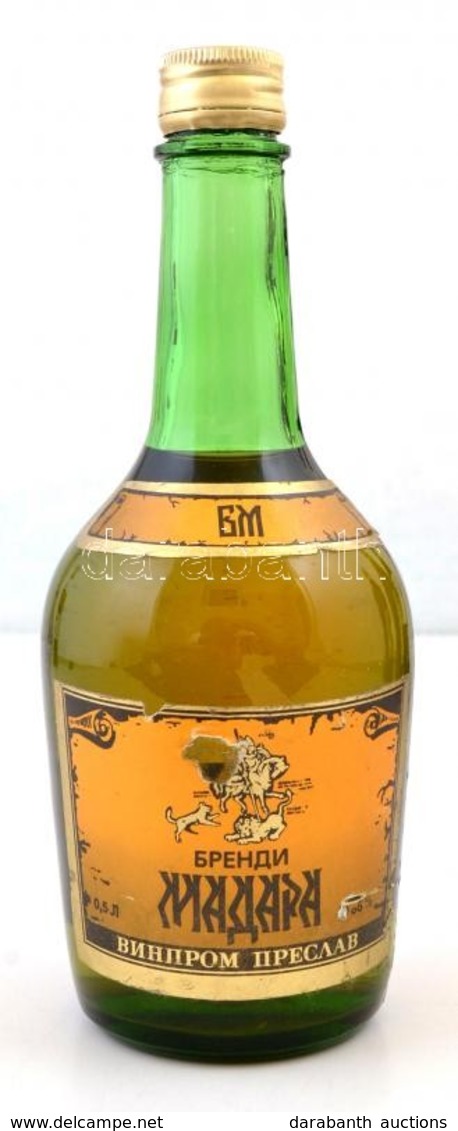 Madara Bolgár Brandy, Kissé Sérült Címkével, Bontatlan, 0.5 L./
Madara Bulgarian Brandy, With A Little Bit Damaged Label - Otros & Sin Clasificación