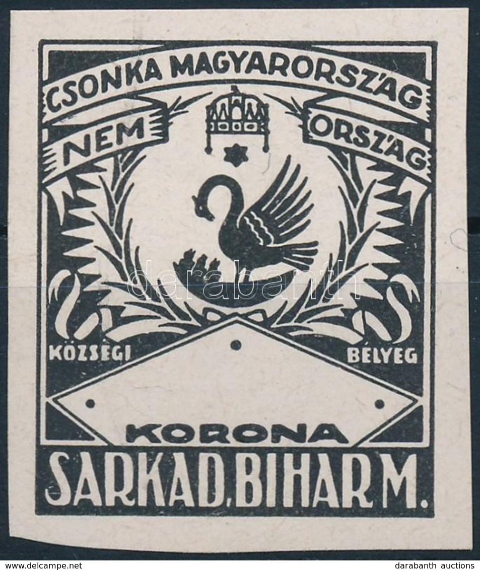 1922 Sarkad MINTA Városi Illetékbélyeg (15.000) - Sin Clasificación