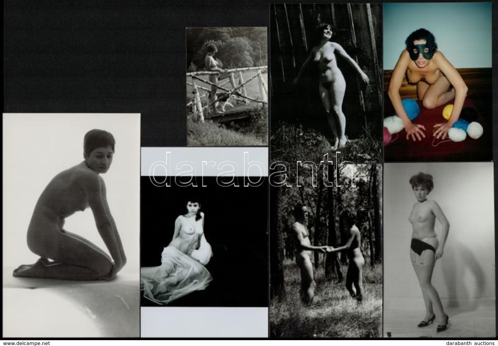Kellemes Időtöltés - Cca 1973 és 1986 Között Készült, Szolidan Erotikus Felvételek, 10 Db Vintage és/vagy Mai Nagyítás + - Sonstige & Ohne Zuordnung