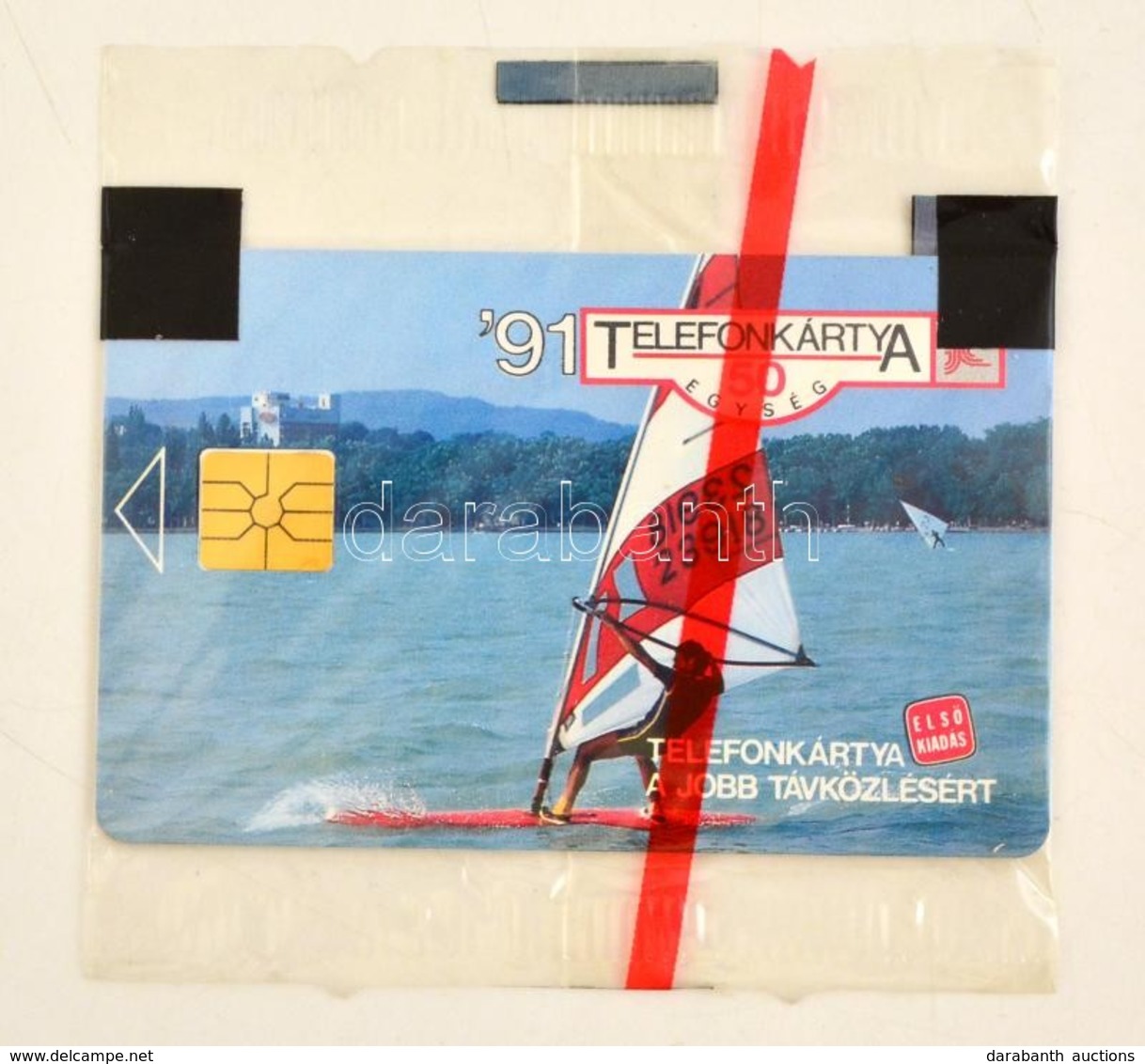 1991 1 Db 'Balaton Surf' Telefonkártya, Bontatlan Csomagolásban - Ohne Zuordnung
