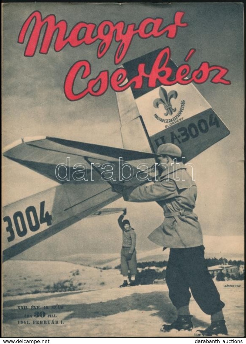 1935, 1941 Táborkereszt és Magyar Cserkész 2 Db Cserkész újság - Movimiento Scout