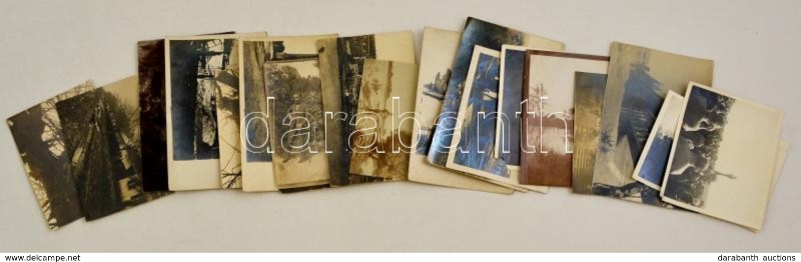 Ca 1914-1916 18 Db I. Világháborús Fénykép A Frontról. Érdekes Képek A Lövészárkokból, Tábori Mise, Csapatelogazítás, St - Non Classificati