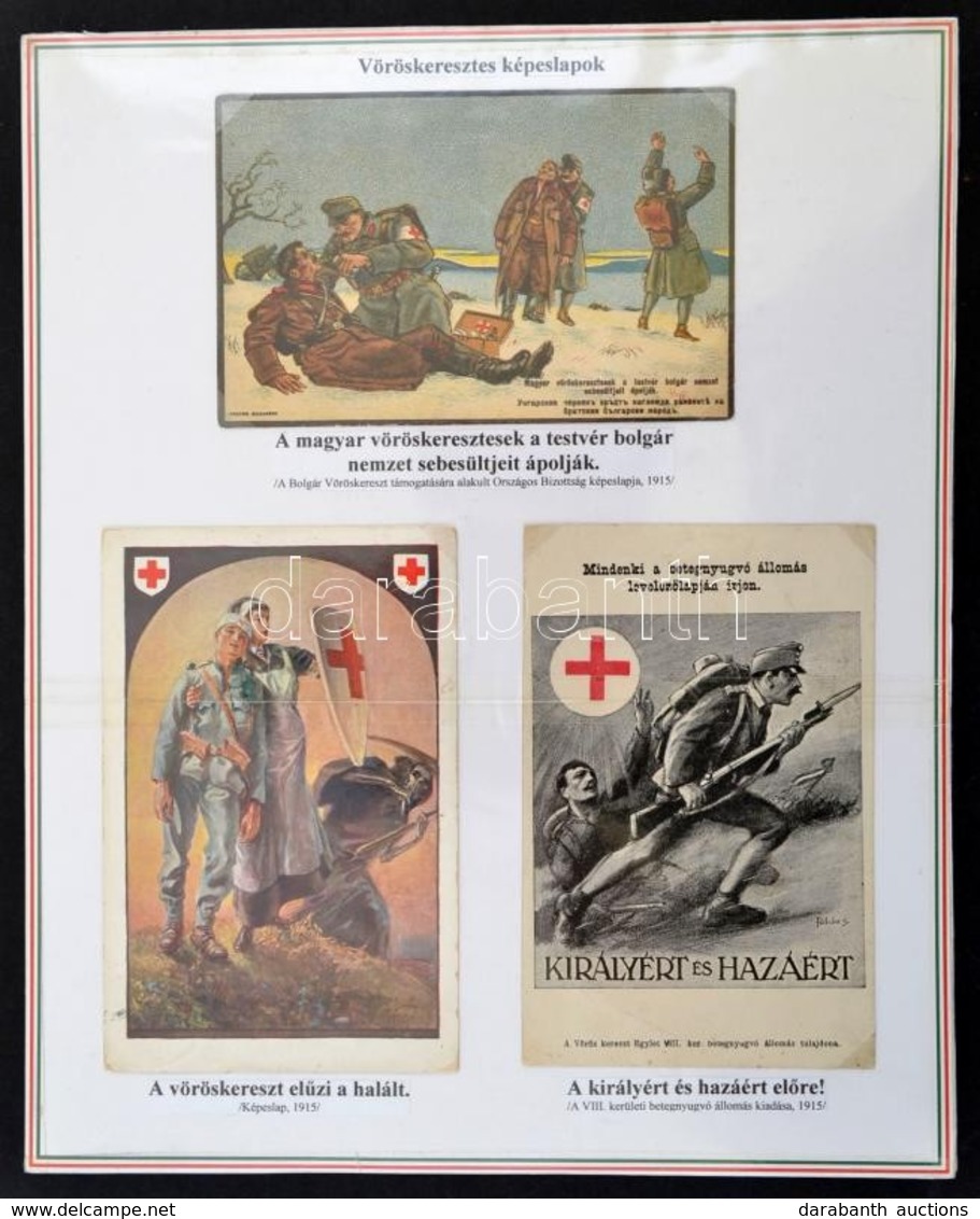 1914-1918 Vöröskereszt Az I. Világháborúban. Egyedi összeállítású Gyűjtemény Képeslapokból, Fotókból Reprodukciókból. Ne - Ohne Zuordnung