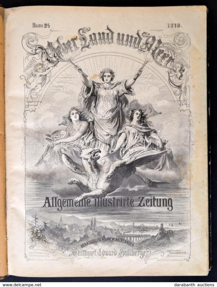 1870 Über Land Und Meer. Allgemeine Illustrirte Zeitung. 24. Kötet (27-52. Sz.), érdekes írásokkal, Számos Illusztrációv - Ohne Zuordnung