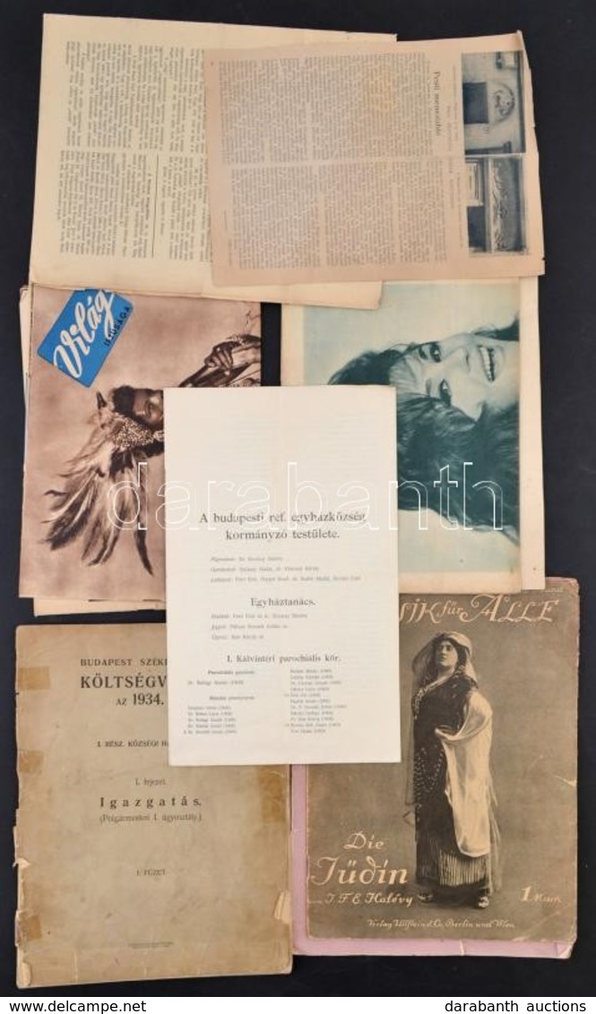 Cca 1904-1960 Vegyes újság Gyűjtemény, Közte Külföldi Lapszámok Is: Fővárosi Hírmondó, Közgazdasági és Közlekedési Szeml - Sin Clasificación