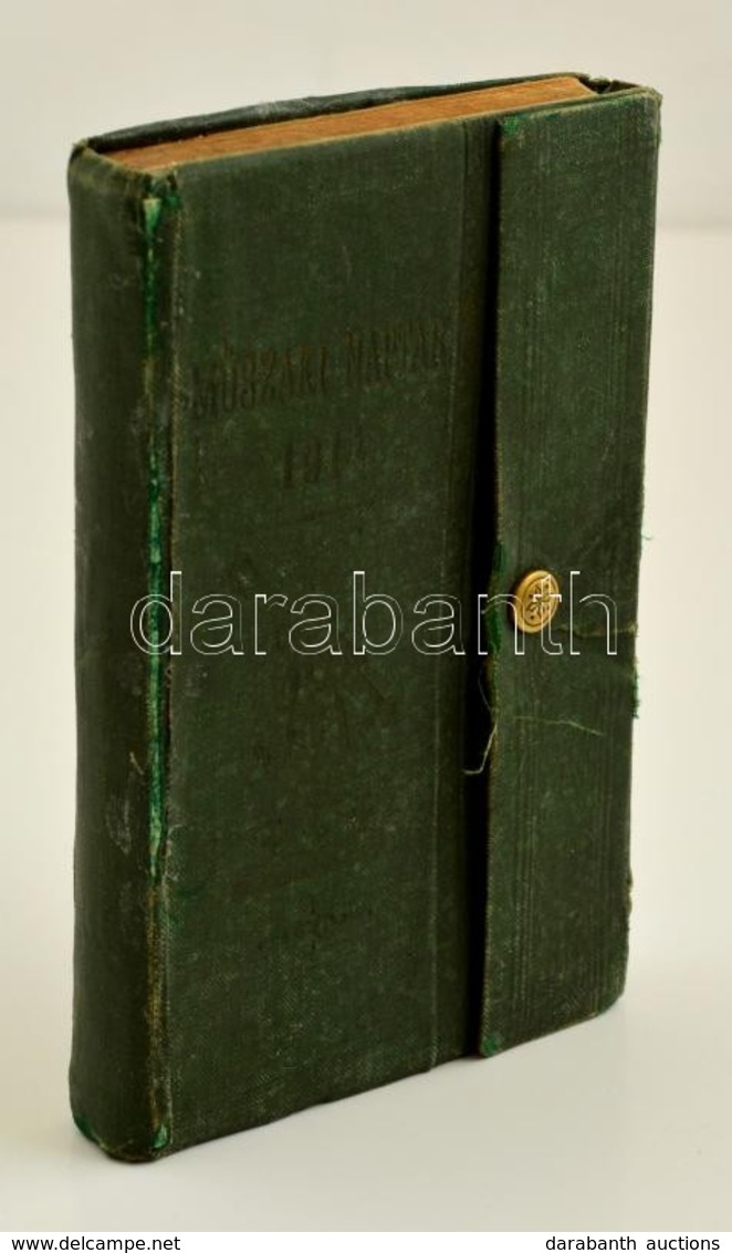 1914 Műszaki Naptár. 18. évf. Szerk.: Mihályfi József. Bp., 'Pátria'. Kopott Egészvászon-kötésben. - Ohne Zuordnung