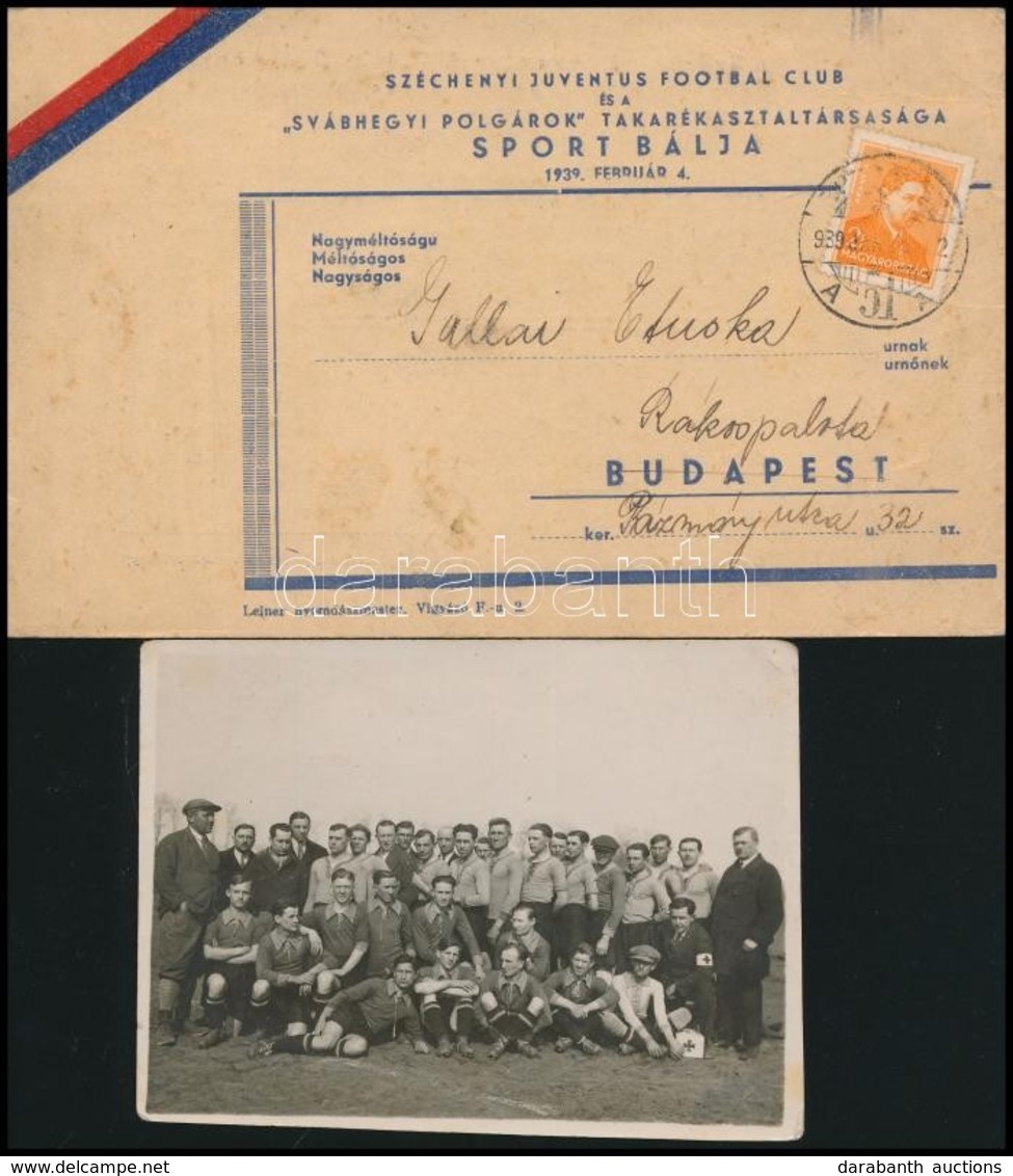 1939 A Széchenyi Juventus Footbal Club 'Svábhegyi Polgárok' Takarékasztaltársasága által Rendezett Sportbál Meghívója, A - Ohne Zuordnung