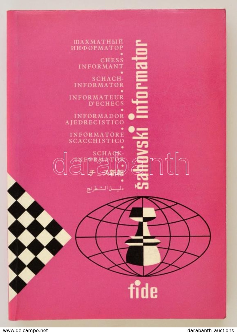 1988 FIDE Sakk Informator. Chess Informant. 455p. - Sin Clasificación