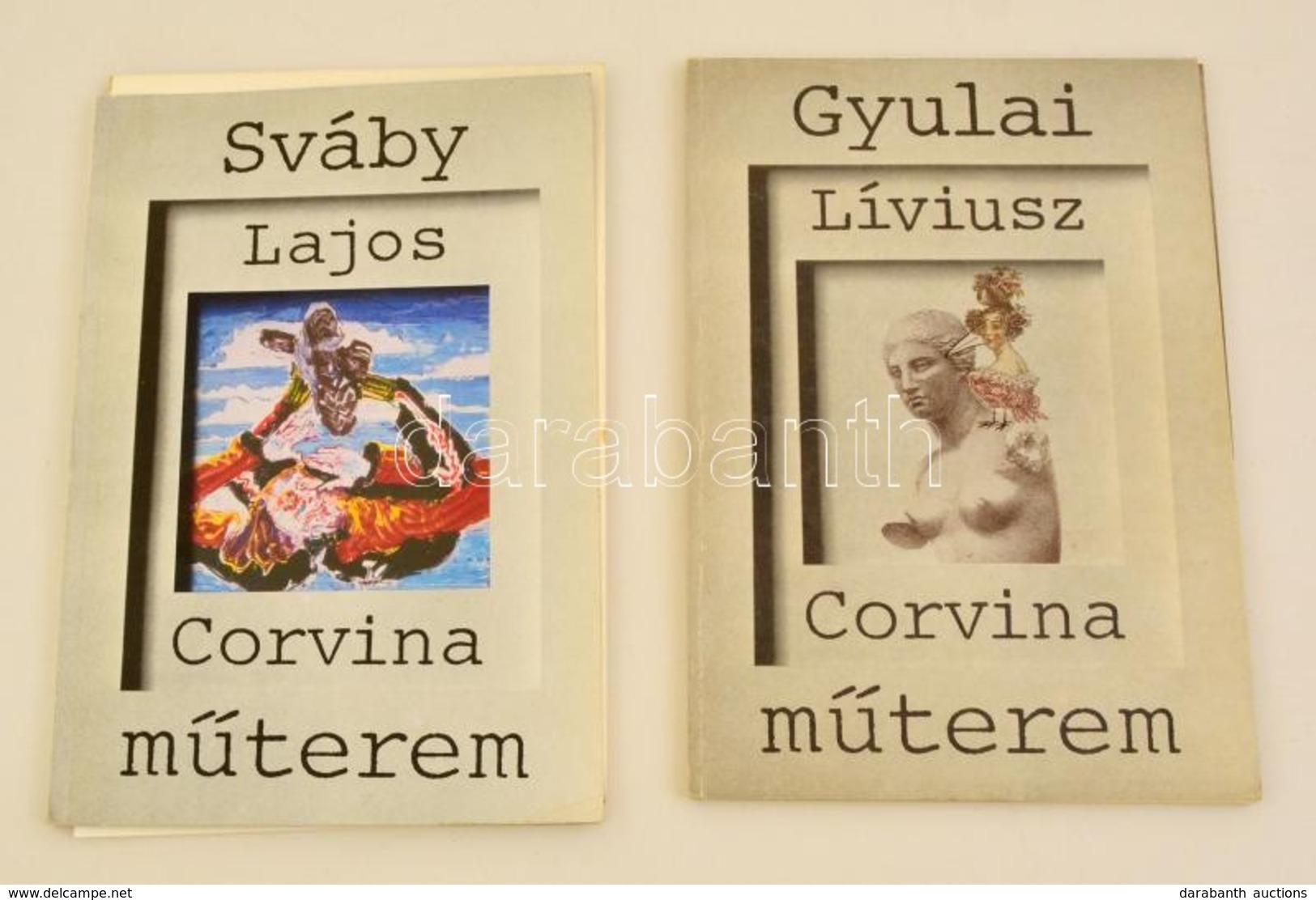 Egry Mária: Sváby Lajos. Bp., 1987. Fűzve, Papírkötésben. (a Fűzés Elvált),  Bán András: Gyulai Líviusz (Corvina Műterem - Sin Clasificación