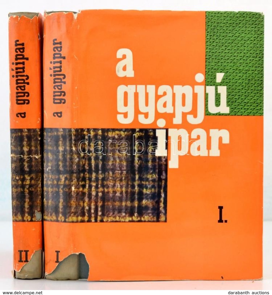 A Gyapjúipar Gyártási Ismeretek I-II. Kötet. Szerk.: Horváth László. Bp., 1963, Közgazdasági és Jogi Könyvkiadó. Kiadói  - Sin Clasificación