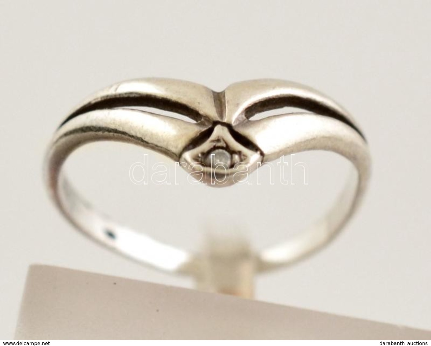 Női Ezüst Gyűrű. Jelzett / Silver Ring Size:58 1,9g - Altri & Non Classificati