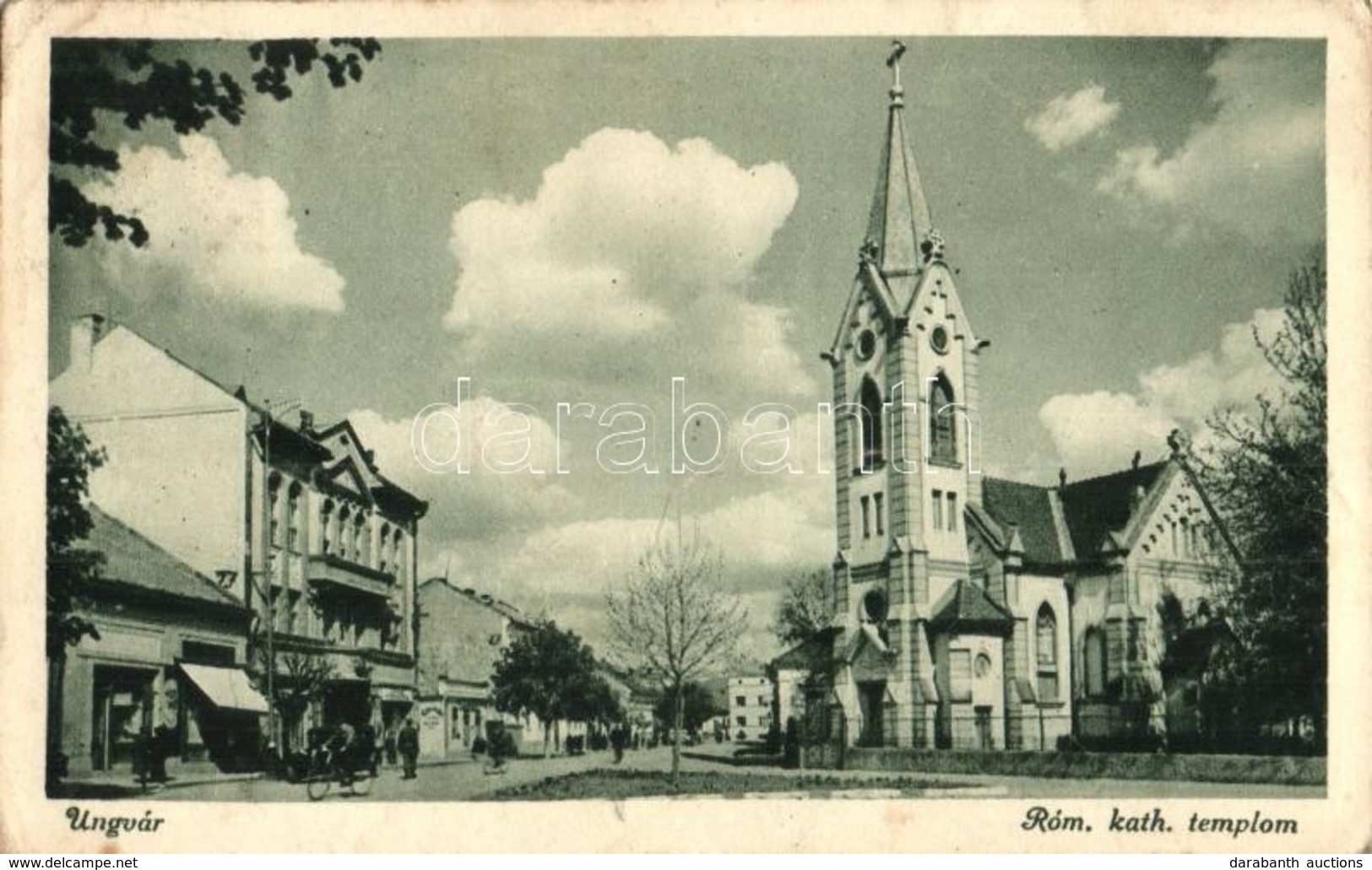 * 5 Db Régi Kárpátaljai Képeslap; Ungvár, Vegyes Minőségben / 5 Pre-1945 Carpathian Ukraine Town-view Postcards; Uzshoro - Sin Clasificación