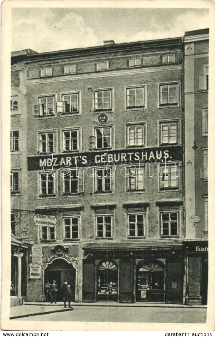 ** * 2 Db RÉGI Német és Osztrák Városképes Lap: Wetzlar Goethes Wohnhaus, Salzburg, Mozart's Geburtshaus / 2 Pre-1945 Ge - Sin Clasificación