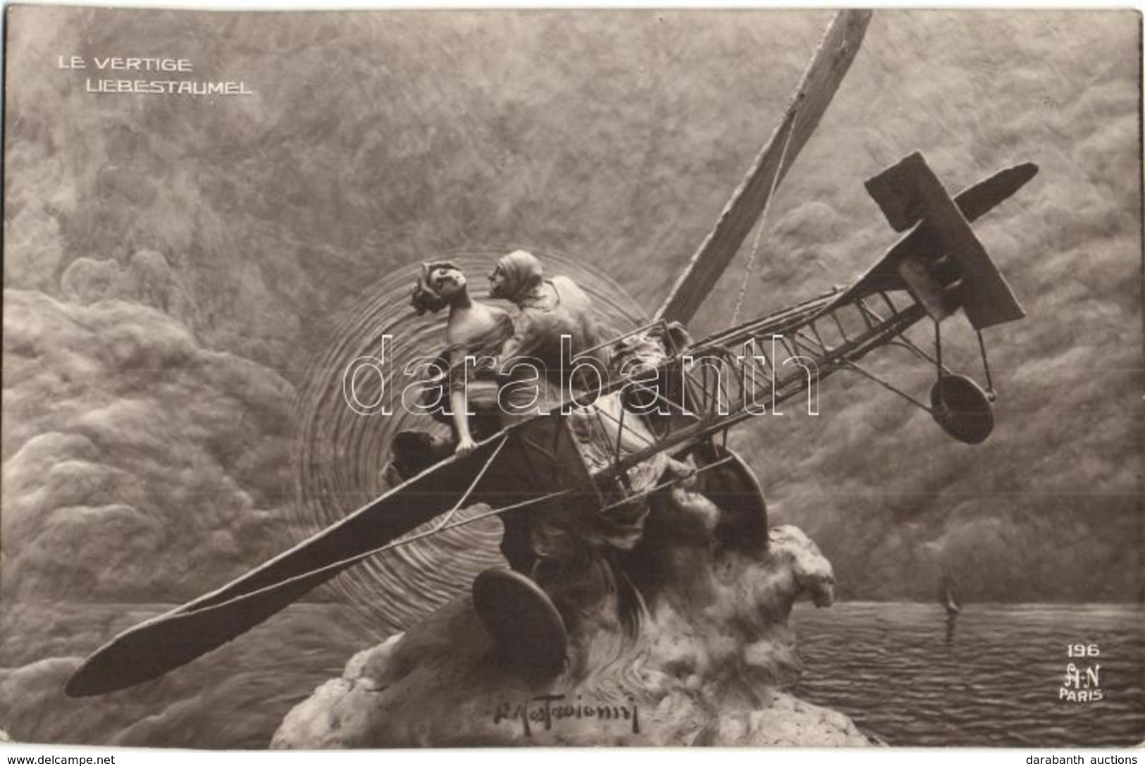 ** * 5 Db RÉGI Repülő Motívumos Képeslap / 5 Pre-1945 Motive Postcards: Aeroplanes - Sin Clasificación
