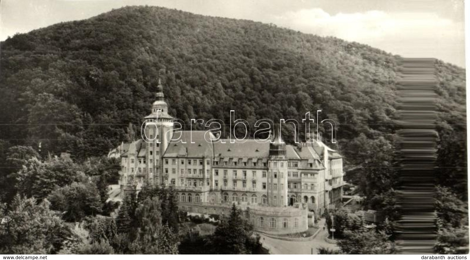 ** 39 Db MODERN Fekete-fehér Magyar Városképes Lap: Lillafüred / 39 Modern Black&white Hungarian Town-view Postcards - Sin Clasificación