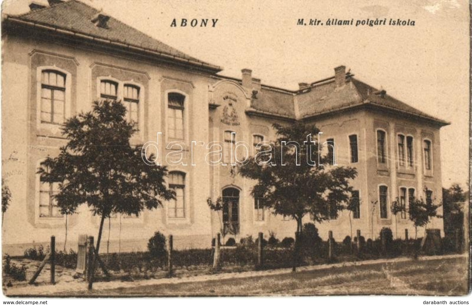 T2/T3 1928 Abony, M. Kir. állami Polgári Iskola  (EK) - Non Classificati