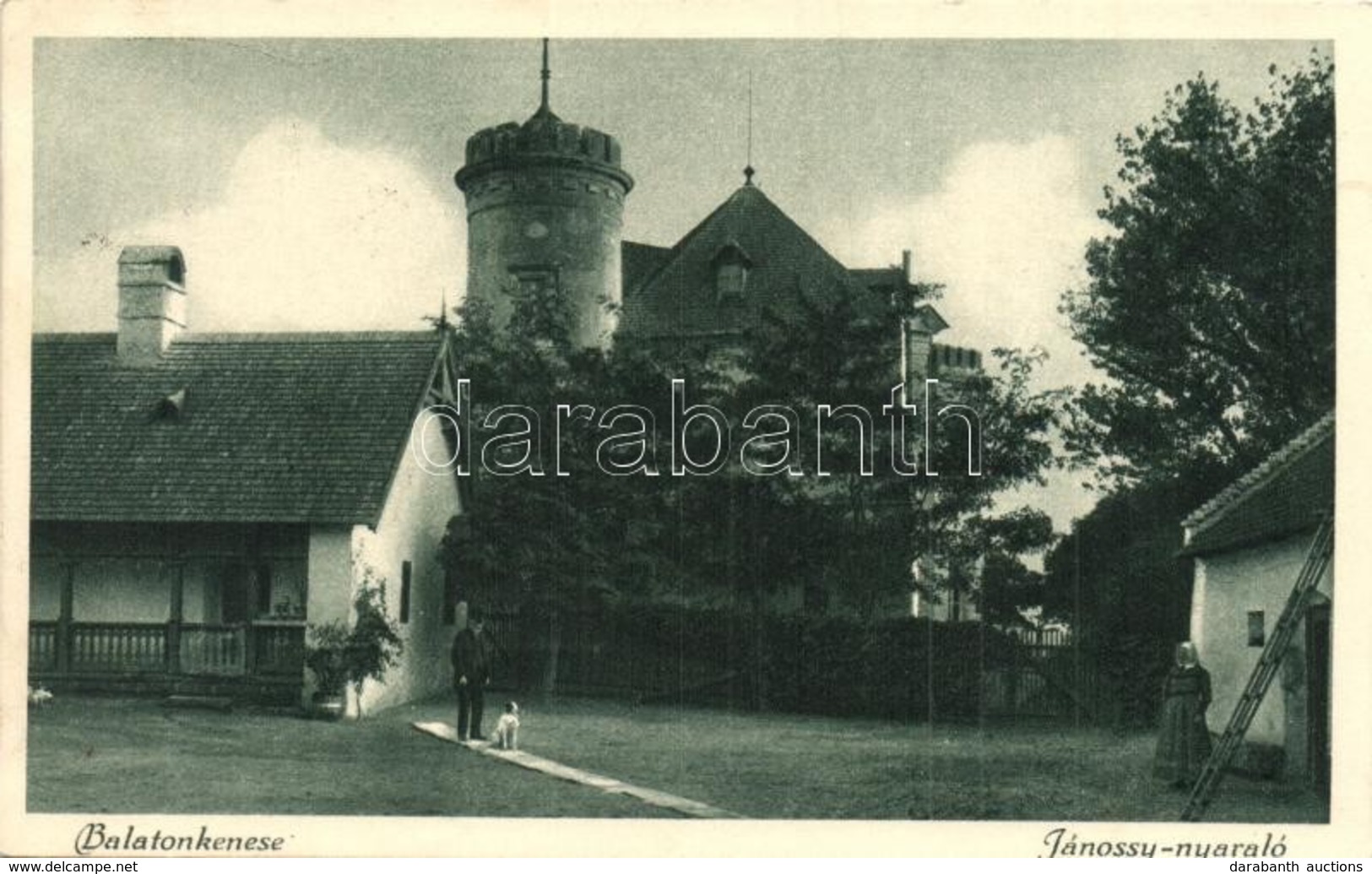 T2/T3 Balatonkenese, Jánossy Nyaraló, Villa, Kutya, Létra (EK) - Ohne Zuordnung