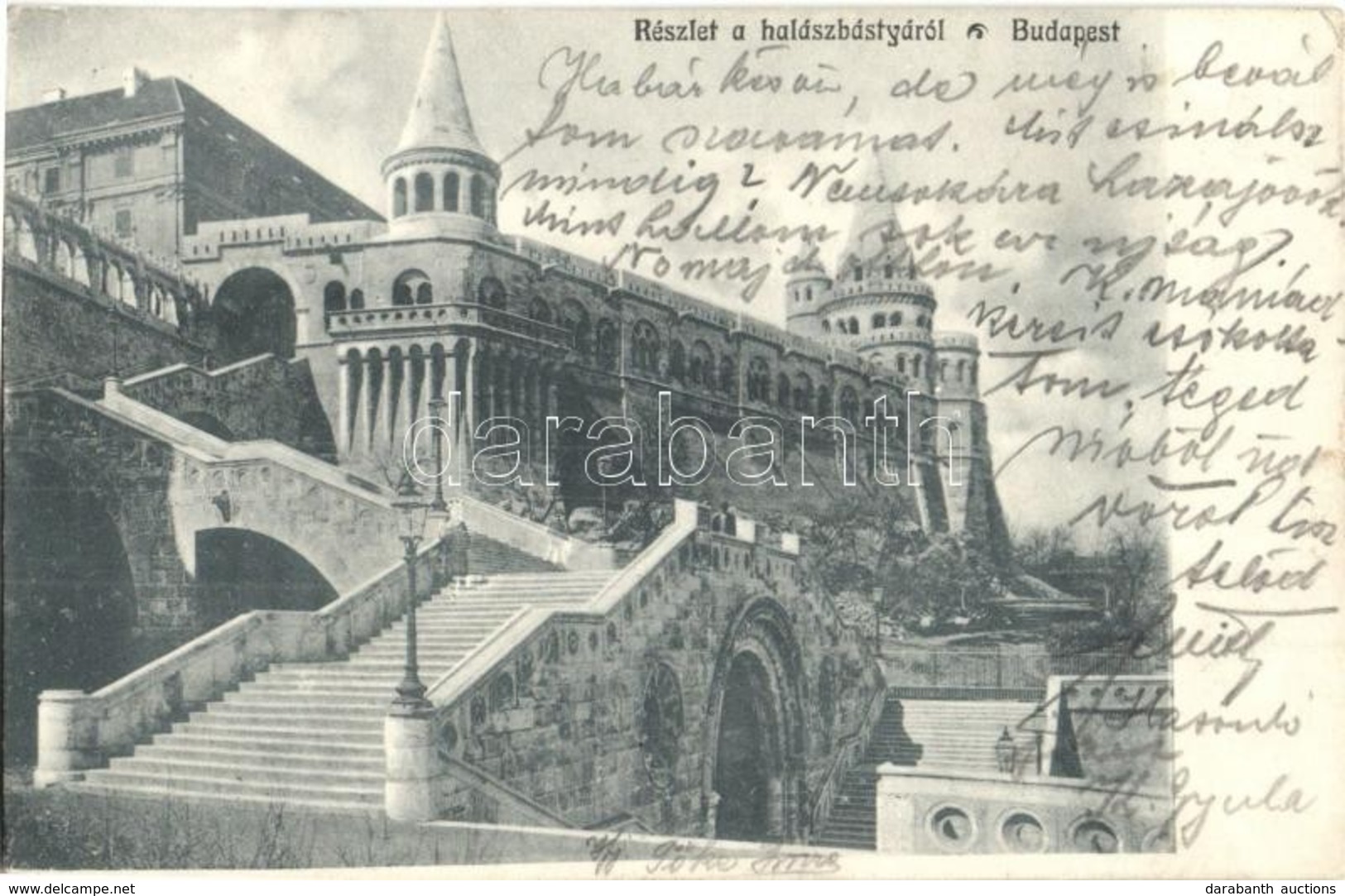 T2/T3 1904 Budapest I. Halászbástya (kopott Sarkak / Worn Corners) - Ohne Zuordnung