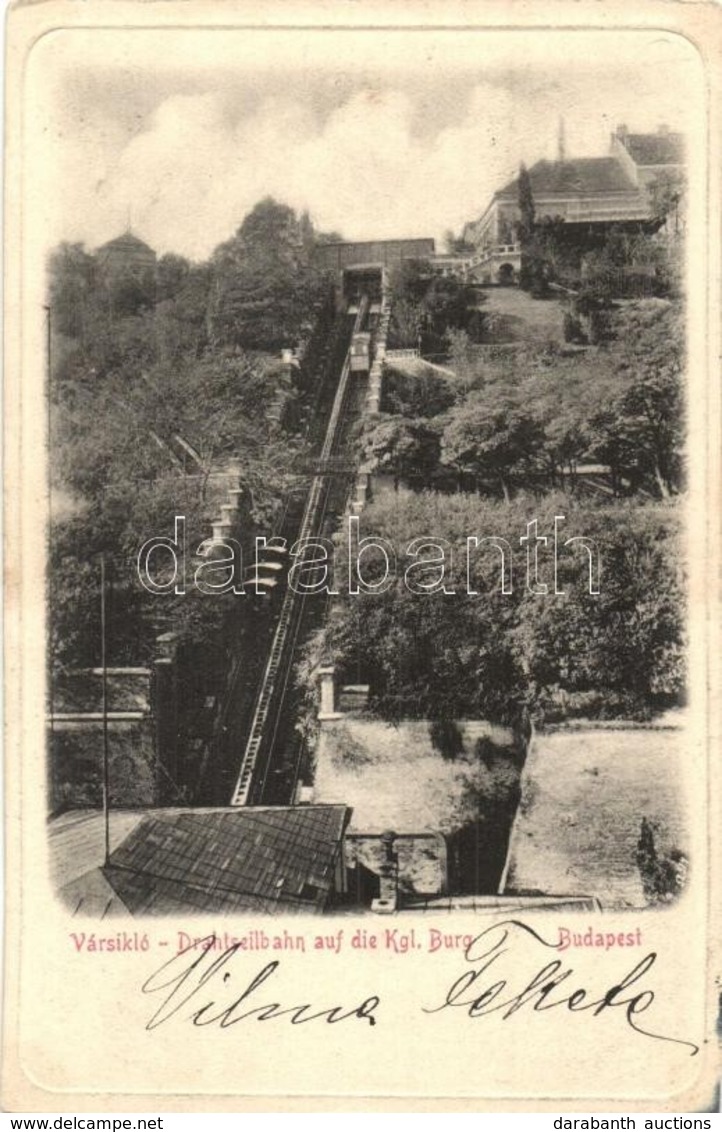 T2 Budapest I. Vársikló / Drahtseilbahn Auf Die Kgl. Burg, Emb. - Sin Clasificación