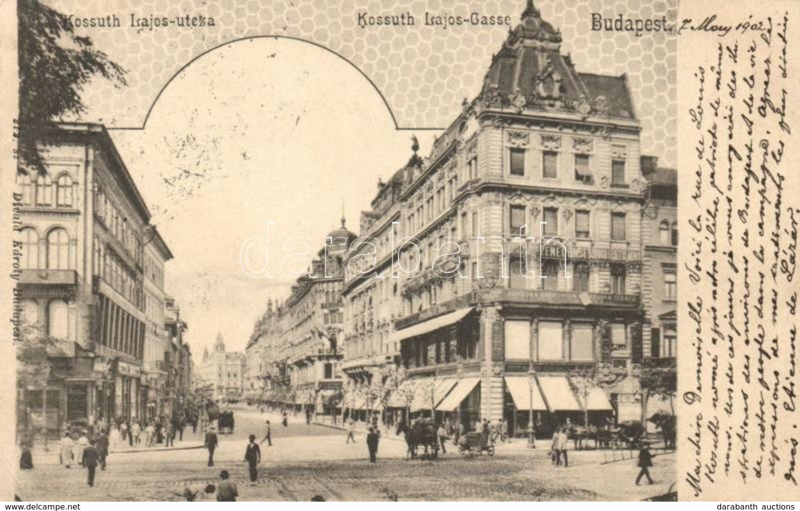 T2/T3 Budapest V. Kossuth Lajos Utca, Sternberg üzlete, Zongora-harmonium-cimbalom Termek, Divald (EK) - Ohne Zuordnung