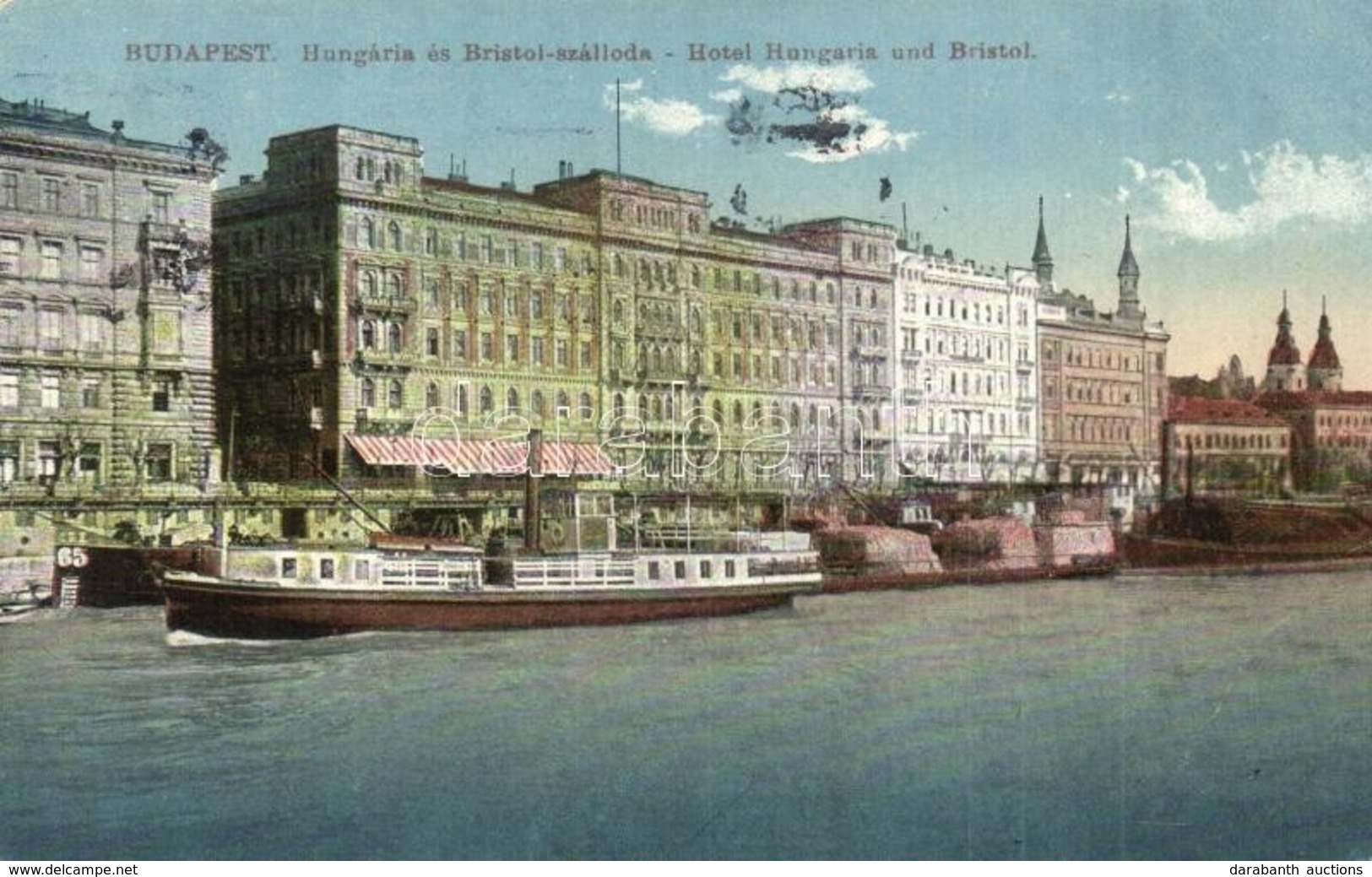 T4 Budapest V. Hotel Hungaria és Bristol Szálloda, Gőzhajó (EM) - Ohne Zuordnung