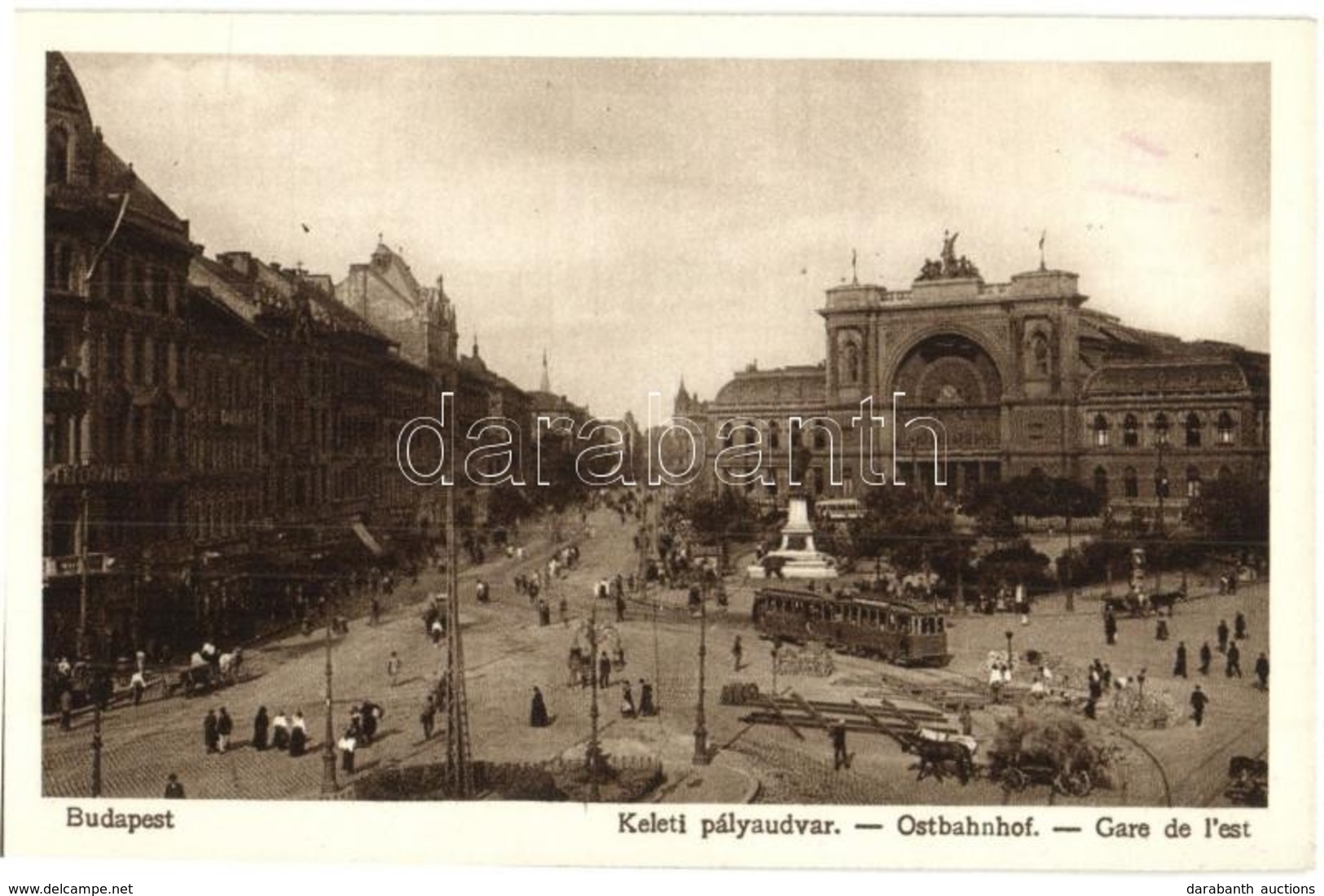 ** T1 Budapest VII. Keleti (Központi) Pályaudvar, Villamosok - Non Classificati