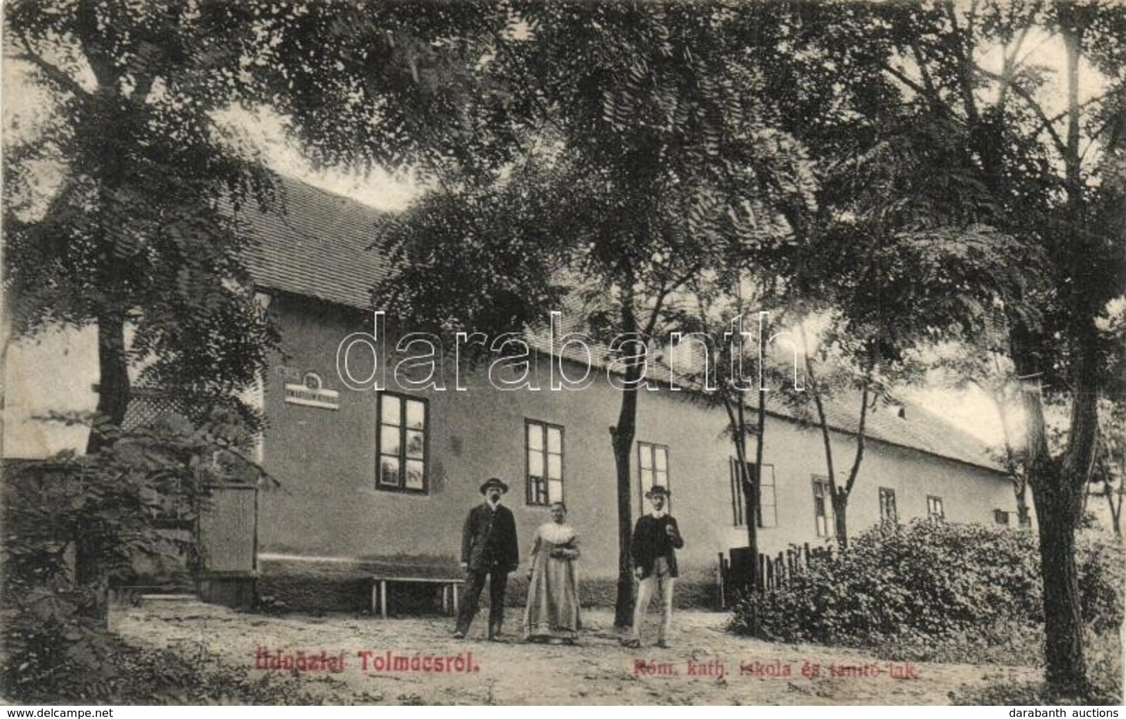 T2 1911 Tolmács, Római Katolikus Iskola és Tanító Lak - Ohne Zuordnung
