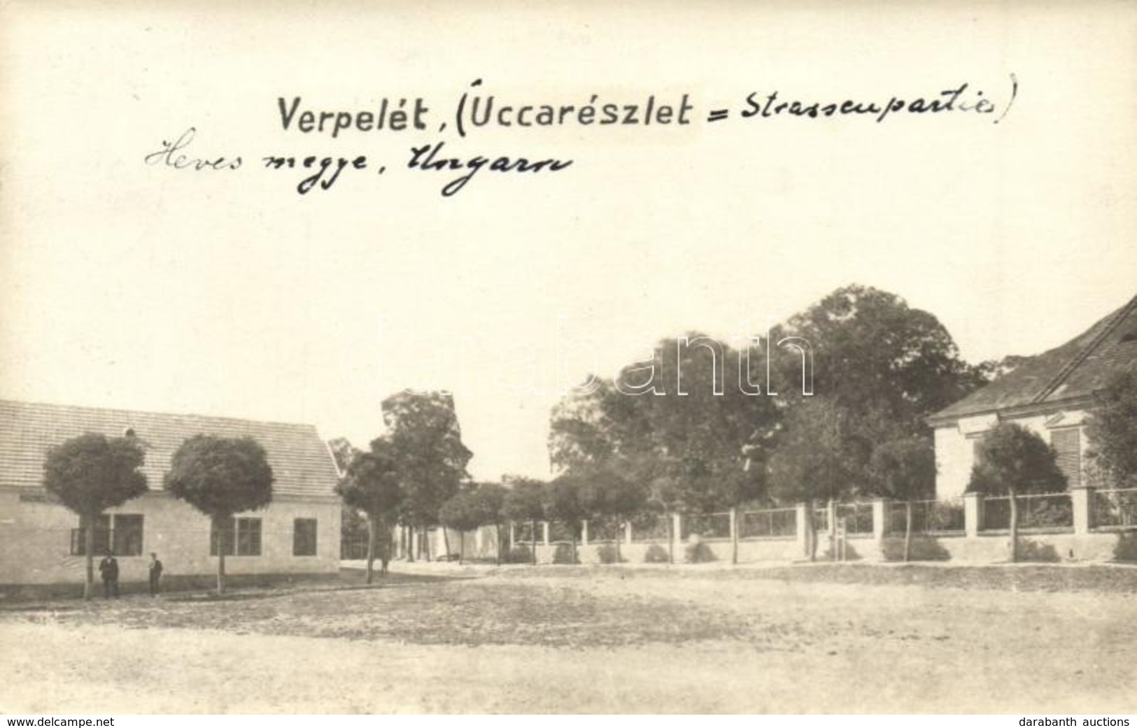 T2 1916 Verpelét, Utcakép Verbán üzletével. Photo - Sin Clasificación