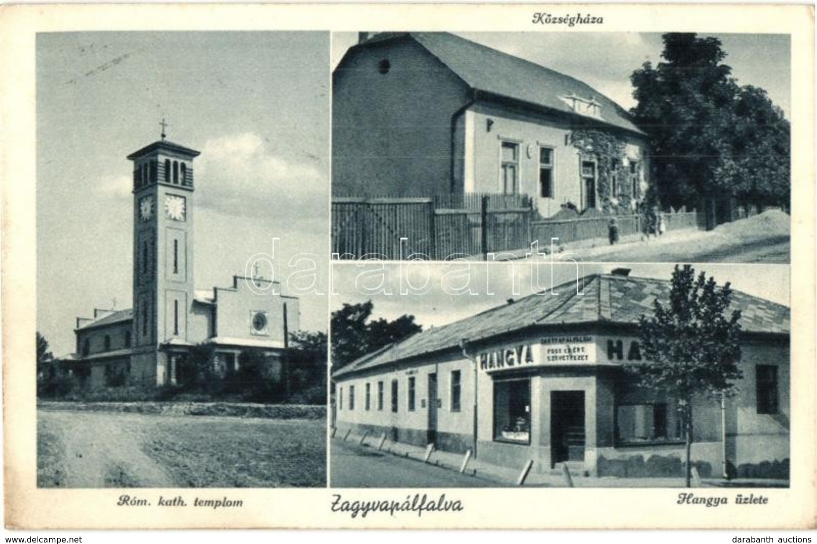 T2 Zagyvapálfalva, Pálfalva (Nógrád); Községháza, Hangya üzlet, Római Katolikus Templom - Sin Clasificación