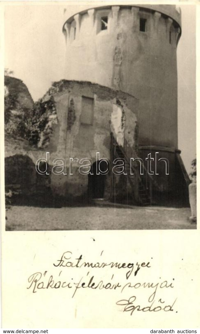 * T2/T3 Erdőd, Ardud; Károlyi Vár Romjai / Castle Ruins. Photo - Sin Clasificación