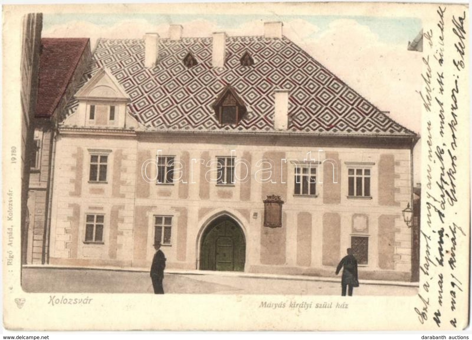 T2/T3 1903 Kolozsvár, Cluj; Mátyás Király Szülőháza. Rigó Árpád Kiadása / Birth House Of Matthias Corvinus (EK) - Ohne Zuordnung