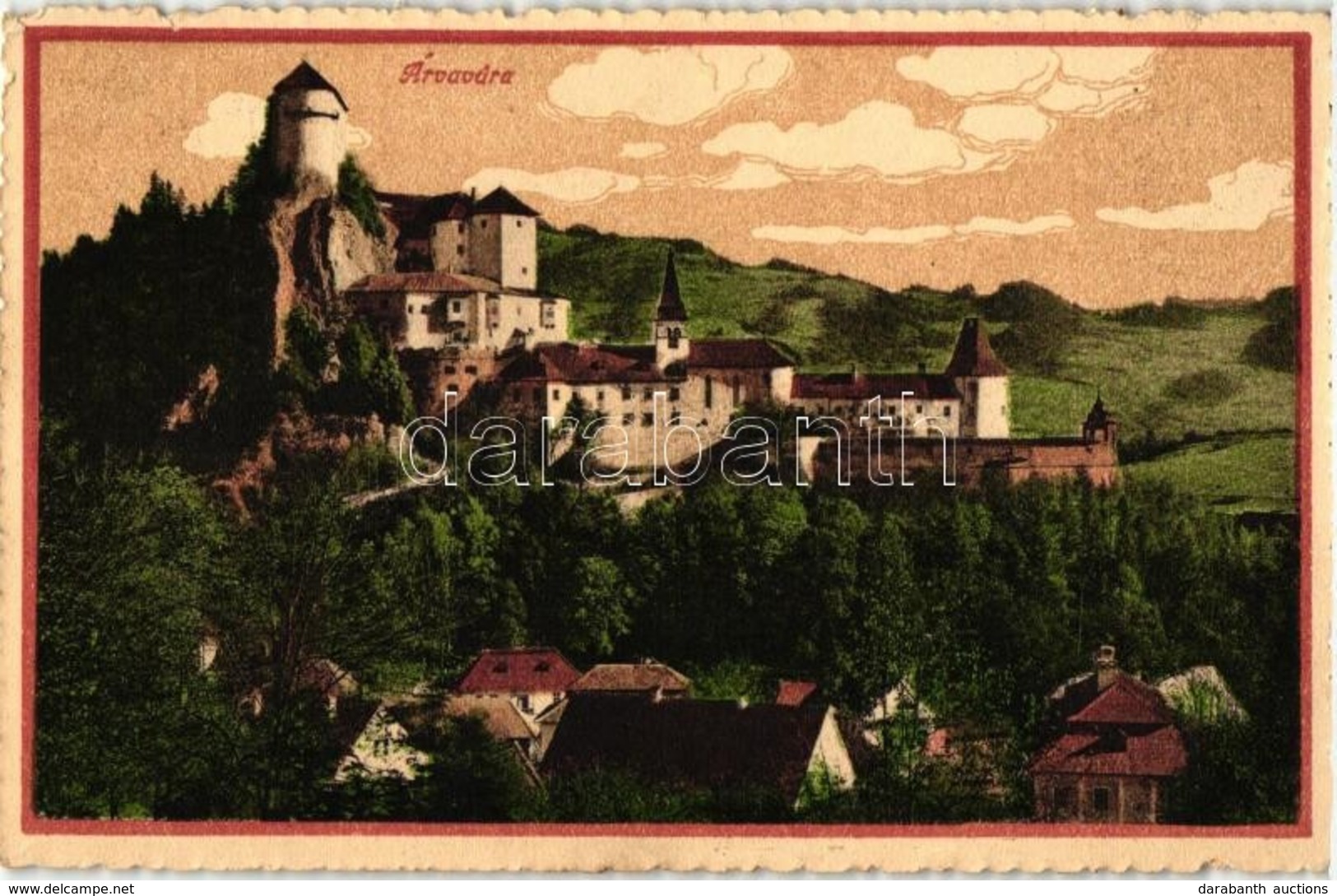 T2/T3 Árvaváralja, Oravsky Zámok; Vár, Kiadja Feitzinger Ede No. 870. / Castle - Ohne Zuordnung